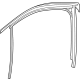 Volkswagen 11A-837-439-F-5AP Window Channel