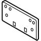 Volkswagen 3G8-807-999-A License Bracket
