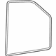 Volkswagen 7L0-837-911-E Door Weatherstrip