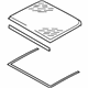 Volkswagen 7P0-877-056-D-9B9 Rear Glass