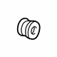 Volkswagen 4D0-425-197-A Damper Insulator