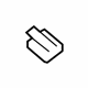 Volkswagen WHT-004-437 Windshield Pillar Trim U-Nut