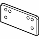 Volkswagen 5N0-807-287-C-9B9 License Bracket