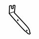 Volkswagen 701-971-852-J Rear Sensor Bracket