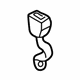 Volkswagen 701-857-878-A-01C Buckle