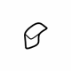 Volkswagen 7B0-813-775 Seat Belt Reinforcement