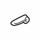 Volkswagen 1H0-881-253-01C Handle