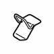 Volkswagen 1K0-813-545-H Child Seat Bracket