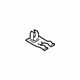 Volkswagen 7H0-881-621 Seat Cover Retainer Clip