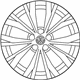 Volkswagen 5NN-601-025-8Z8 Wheel, Alloy
