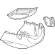 Volkswagen 3CN-858-559-H-82V Lower Column Cover