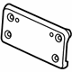 Volkswagen 5G0-807-287-F-9B9 License Bracket