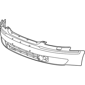 Volkswagen Phaeton Bumper Cover - 3D0-807-217-CE-GRU