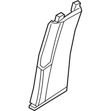 Volkswagen 17A-867-291-RM5 Lower Center Pillar Trim Volkswagen 17A-867-291-RM5 Lower Center Pillar Trim