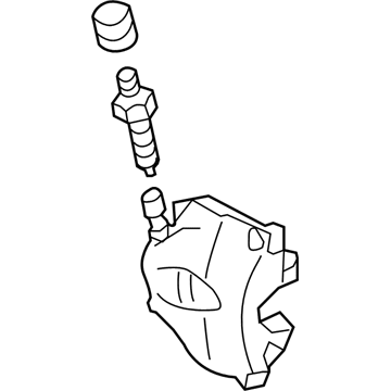 Volkswagen CC Brake Caliper Repair Kit - 1K0-615-124-H