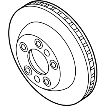 Volkswagen Touareg Brake Rotor - 7P6-615-302-B