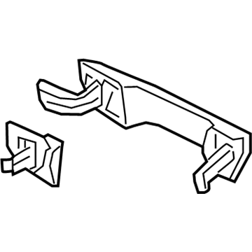 Volkswagen Jetta Exterior Door Handle - 17A-837-206-B-GRU