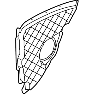 Volkswagen 5K3-971-845-A Mount 5K3-971-845-A Volkswagen Mount Illustration 1 of 1