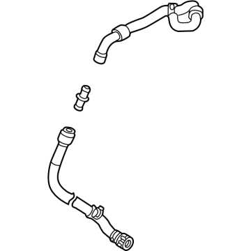 Volkswagen Transmission Oil Cooler Hose - 3Q0-122-051-AK