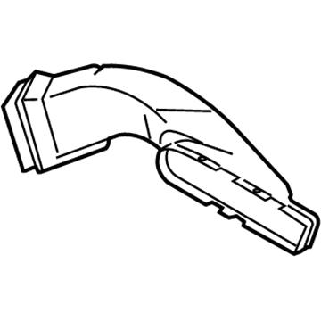 Volkswagen Phaeton Air Duct - 3D0-129-617-AL