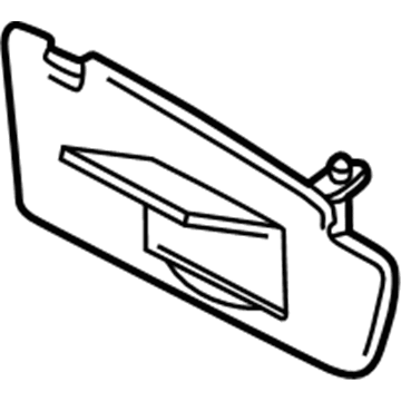 Volkswagen Beetle Sun Visor - 3B0-857-552-E-X14