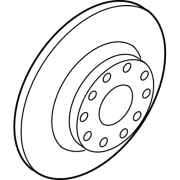 Volkswagen Tiguan Brake Rotor - 5QN-615-601