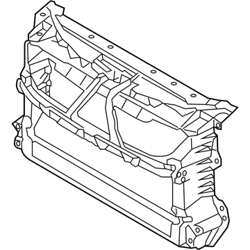 Volkswagen Phaeton Radiator Support - 3D0-805-588-E