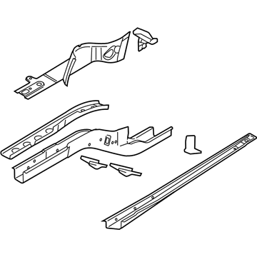 Volkswagen Tiguan Limited Frame Rail - 5N0-803-091