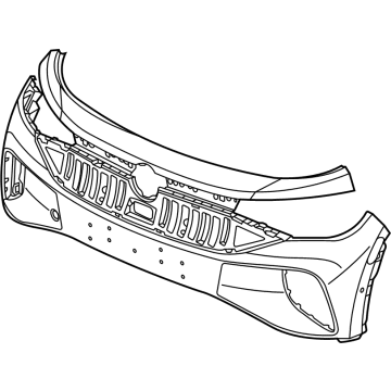 Volkswagen ID.4 Bumper Cover - 11A-807-217-B-GRU