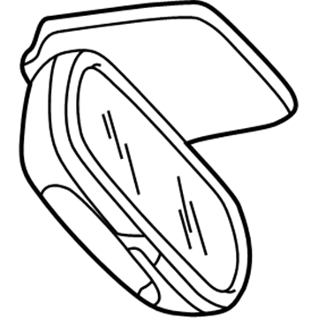 Volkswagen Beetle Car Mirror - 1C0-857-511-BL-Y20
