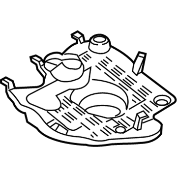 Volkswagen Oil Pan Baffle - 06K-103-138-Q