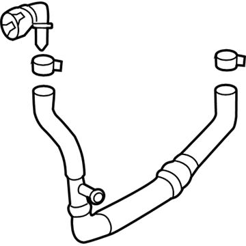 Volkswagen Heater Hose - 1J0-122-073-AT