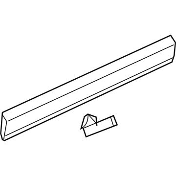 Volkswagen Touareg Door Moldings - 7L6-837-787-G-9B9