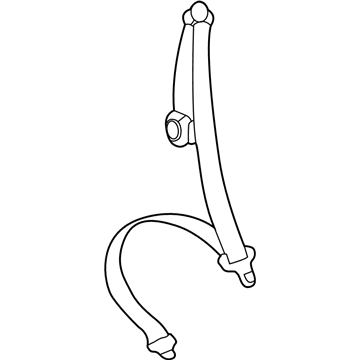 Volkswagen Beetle Seat Belt - 1Y0-857-805-A-HZP