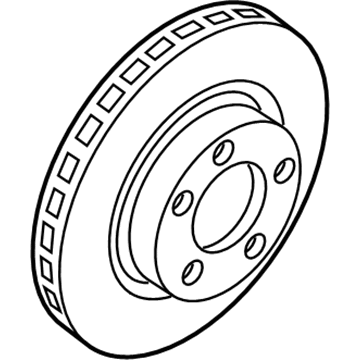 Volkswagen Passat Brake Rotor - 4B3-615-301-A