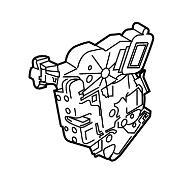 Volkswagen Beetle Door Latch Assembly - 5GM-837-015-C