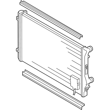 Volkswagen Radiator - 1K0-198-251