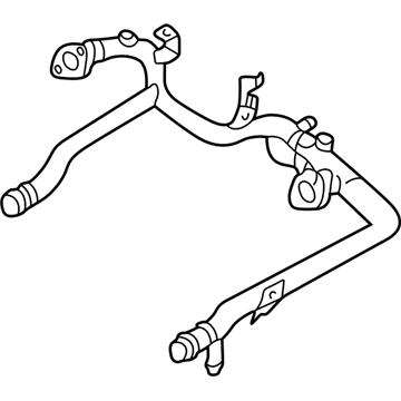 Volkswagen Passat Coolant Reservoir Hose - 078-121-071-BS