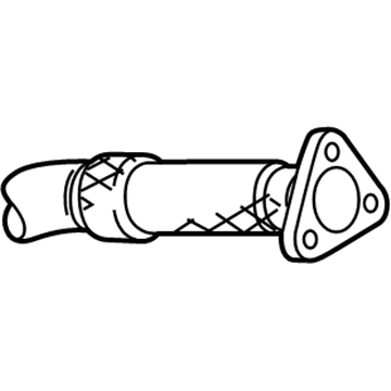 Volkswagen Touareg Exhaust Pipe - 059-131-790-S