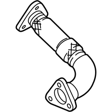 Volkswagen Touareg Exhaust Pipe - 059-131-789-S