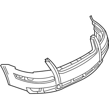 Volkswagen Passat Bumper Cover - 3B0-807-217-M-GRU