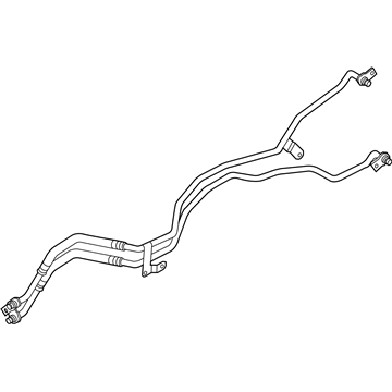 Volkswagen Transmission Oil Cooler Hose - 7P0-317-801-E
