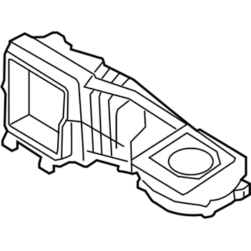 1K1-820-007-B Volkswagen Evaporator Case Illustration 1 of 1