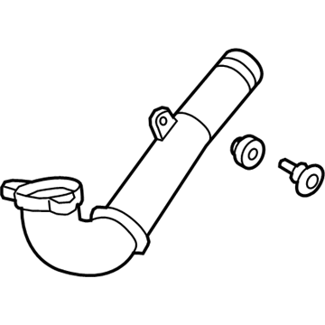 Volkswagen Beetle Intercooler Hose - 04L-145-762-CC