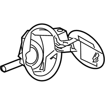 Volkswagen CC Fuel Door - 3C8-809-857-E-GRU