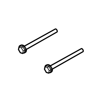 Volkswagen 80A-512-182 Stone Guard Bolt 80A-512-182 Volkswagen Stone Guard Bolt Illustration 1 of 1