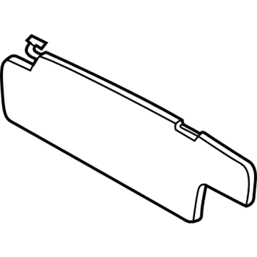 Volkswagen Cabrio Sun Visor - 1EM-857-552-B-B65