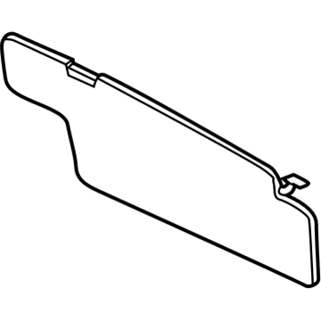 Volkswagen Cabrio Sun Visor - 1EM-857-551-B-B65
