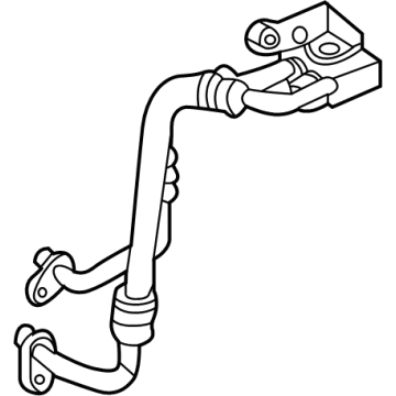 Volkswagen Transmission Oil Cooler Hose - 3QF-317-820-C