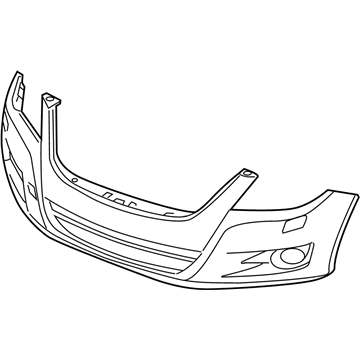 Volkswagen Tiguan Bumper Cover - 5N0-807-217-AA-GRU